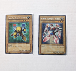 Beta & Gamma The Magnet Warrior DOR-002 003 MP YuGiOh Secret Rare - Image 1