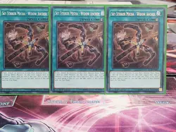 Yugioh Sky Striker Mecha - Widow Anchor BLHR-EN092 Secret Rare 1st Ed NM X3 - Image 1