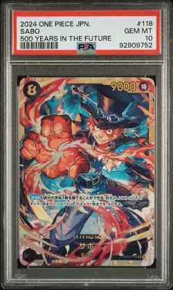 One Piece Sabo OP07-118 SEC 500 Years in the Future PSA 10 - Image 1