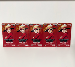 One Piece TCG OP-13 Carrying On His Will Sleeved Booster Pack Lot of 10 English - Image 1