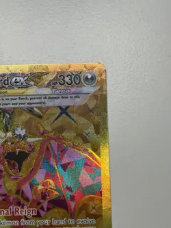 Pokemon TCG Charizard EX Card 228/197 Obsidian Flames Gold Hyper Rare - Image 3
