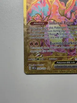 Pokemon TCG Charizard EX Card 228/197 Obsidian Flames Gold Hyper Rare - Image 5