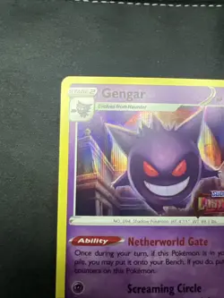 Gengar Lost Origin Stamped Pokemon Sword & Shield Holo Card 2022 SWSH241 - NM - Image 2