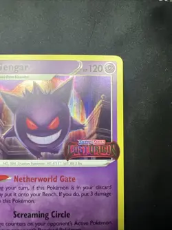 Gengar Lost Origin Stamped Pokemon Sword & Shield Holo Card 2022 SWSH241 - NM - Image 3