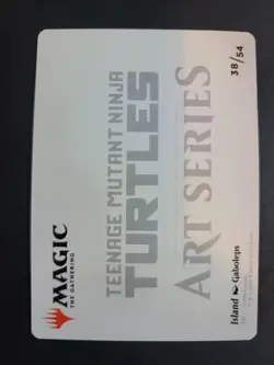 Island 38/54 Art Card MTG Ninja Turtles - Image 2