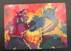 Bebop & Rocksteady Art Card Art Series: Teenage Mutant Ninja Turtles Regular NM - Image 1