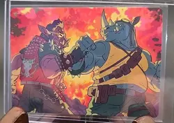 Bebop & Rocksteady Art Card Art Series: Teenage Mutant Ninja Turtles Regular NM - Image 3