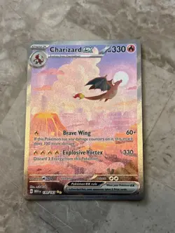Pokemon Charizard EX Holo TCG Card 199/165 Scarlet & Violet 151 Series - Image 4