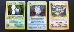 Vintage Pokemon Card Lot WOTC Holos Aerodactyl, Clefable, Jumpluff - Image 1