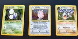 Vintage Pokemon Card Lot WOTC Holos Aerodactyl, Clefable, Jumpluff - Image 3