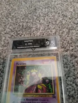 Pokemon Mewtwo Black Star Promo #14 WOTC Vintage Card 2000 Get Graded 9.5 Mint + - Image 2