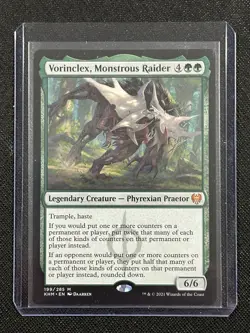 Magic The Gathering Vorinclex, Monstrous Raider - Image 1