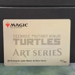 Michelangelo Game Master 13/54 Art Series TMNT Teenage Mutant Ninja Turtles MTG - Image 2