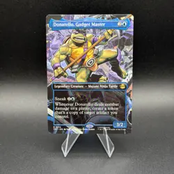 x1 Donatello, Gadget Master - Foil - Borderless R MTG Teenage Mutant Ninja Turtl - Image 1