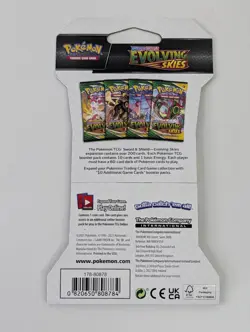 Sealed Pokemon TCG Evolving Skies Sylveon Art Sleeved Blister Booster Pack - Image 2