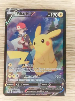 2022 Pokemon Lost Origin TG16 Pikachu V Trainer Gallery - Image 1
