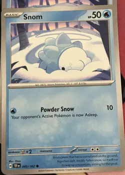 Snom - 045/162 Temporal Forces Common 45/162 Pokemon Card - Image 1
