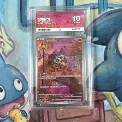 Cubone 0407/07 SCHN Gem Pack Vol.3 ACE 10 GEM MINT S-Chinese Exclusive Card - Image 1