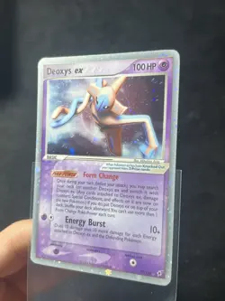 Deoxys EX Holo Pokemon Card - Deoxys 97/107 nm+ - Image 1