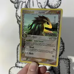 Pokemon TCG EX Delta Species Sandslash 27/113 Rare Holo Stamped Pokemon Cards - Image 2