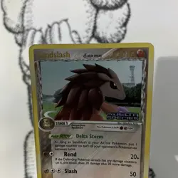 Pokemon TCG EX Delta Species Sandslash 27/113 Rare Holo Stamped Pokemon Cards - Image 4