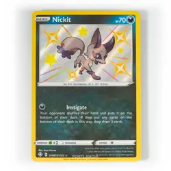 Pokemon - Nickit - SV081/SV122 - SWSH Shining Fates - Shiny Vault Card - Image 1