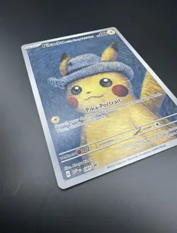 Pikachu with Grey Felt Hat Grading Contender card from the Pokemon TCG set Sv - Image 2