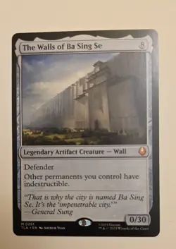 MTG- The Walls of Ba Sing Se TLA 0261 - Image 1