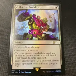 Collective Brutality (Secret Lair) FOIL NM Rare MTG Transformers 1085 - Image 1