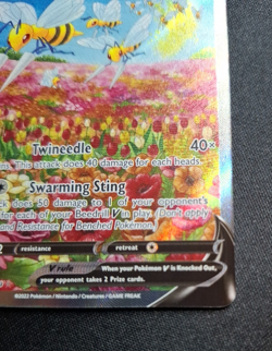2022 Pokemon Sword & Shield Astral Radiance Beedrill V 161/189 Holo Alt Art - Image 4