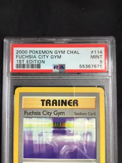 Pokemon: Gym Challenge 1st Edition Uncommon: Fuchsia City Gym 114/132 PSA 9 - Image 3