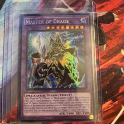 Master of Chaos MP23-EN018 Prismatic Secret Rare Yugioh 1st Edition Mint - Image 1