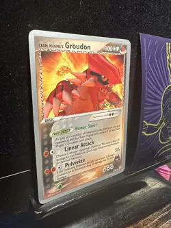 Pokemon Card Team Magma’s Groudon 9/95 Rare 2004 World Championship 235💎NM ++💎 - Image 3