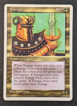 MTG Card - 1x Stangg - Chronicles - LP - Vintage - Magic The Gathering - 1995 - Image 1