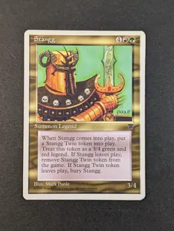 MTG Card - 1x Stangg - Chronicles - LP - Vintage - Magic The Gathering - 1995 - Image 2