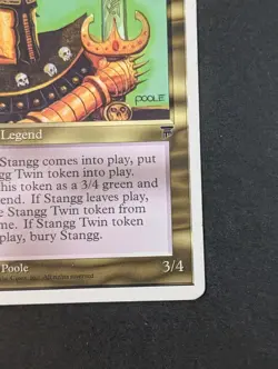 MTG Card - 1x Stangg - Chronicles - LP - Vintage - Magic The Gathering - 1995 - Image 4