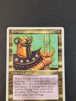 MTG Card - 1x Stangg - Chronicles - LP - Vintage - Magic The Gathering - 1995 - Image 5