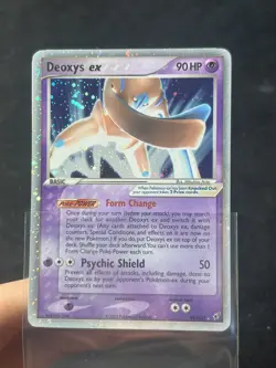 Deoxys Ex 99/107 ex HOLO RARE nm+ Pokemon Card - Image 1