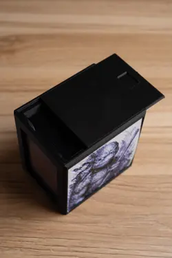 Donatello Monochrome (TMNT) themed Prism MTG Deck Box, EDH Commander Card Case - Image 3