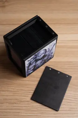 Donatello Monochrome (TMNT) themed Prism MTG Deck Box, EDH Commander Card Case - Image 4