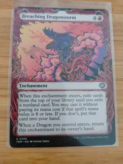 MTG Breaching Dragonstorm (Showcase) 0299 Tarkir: Dragonstorm M/NM Free UK P&P - Image 1