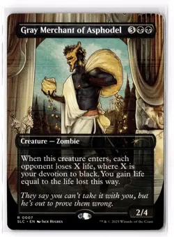 Gray Merchant of Asphodel 7 Secret Lair Countdown Kit Normal NM - Image 1