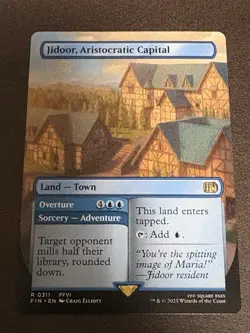 MTG Jidoor, Aristocratic Capital (Borderless) English Final Fantasy FIN NM R0311 - Image 1
