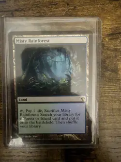 Misty Rainforest 1x MtG Zendikar SP/NM **See Pictures!** - Image 1