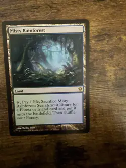 Misty Rainforest 1x MtG Zendikar SP/NM **See Pictures!** - Image 2