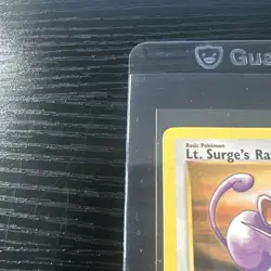 Lt. Surges Rattata 82/132 1st Edition Gym Heroes WOTC Vintage Pokemon - Image 3