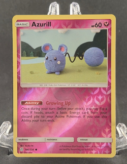 Pokemon Azurill 146/236 Cosmic Eclipse 2019 - Image 1