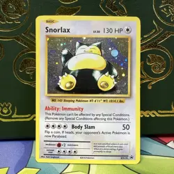 Pokemon TCG Snorlax XY179 Black Star Promo Rare Holo LP - Image 1