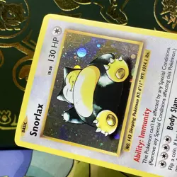 Pokemon TCG Snorlax XY179 Black Star Promo Rare Holo LP - Image 3