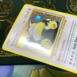 Pokemon TCG Snorlax XY179 Black Star Promo Rare Holo LP - Image 5